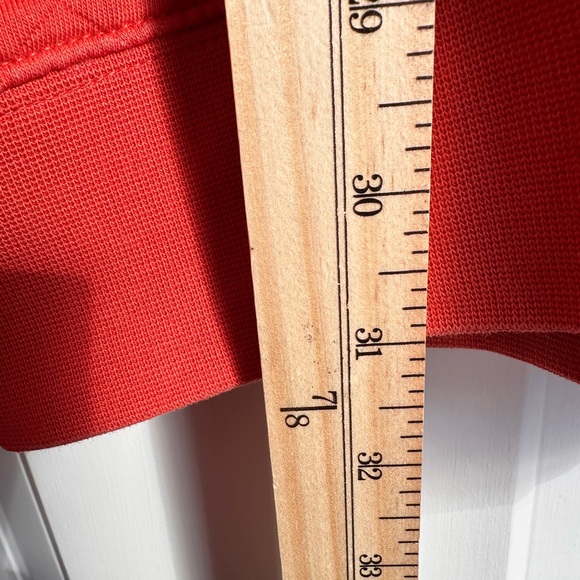 LL Bean Men’s Quilted Orange Pullover Snap 1/4 pockets Sz XXL - Picture 5 of 6